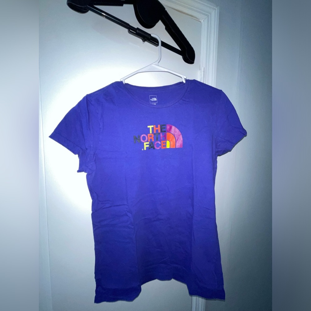 The North face purple shirt